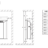 Glamox Panelovn H40 H Serien 230V Hvit - Bilde 2