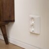 Futurehome smarthus stikk innfelt 2x16A polarhvit - Bilde 2