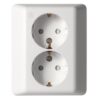 Futurehome smarthus stikk innfelt 2x16A polarhvit
