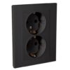 Futurehome smarthus stikk lavtbyggende 2x16A sort - Bilde 2