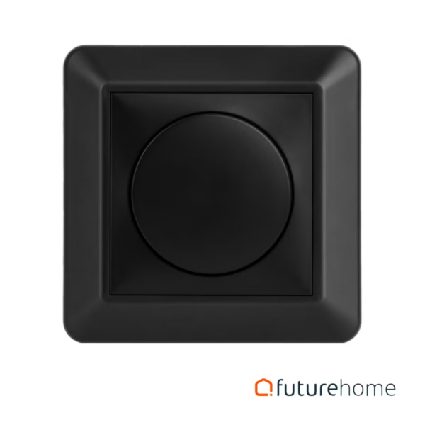 Futurehome Rotasjonsdimmer Sort RAL9005