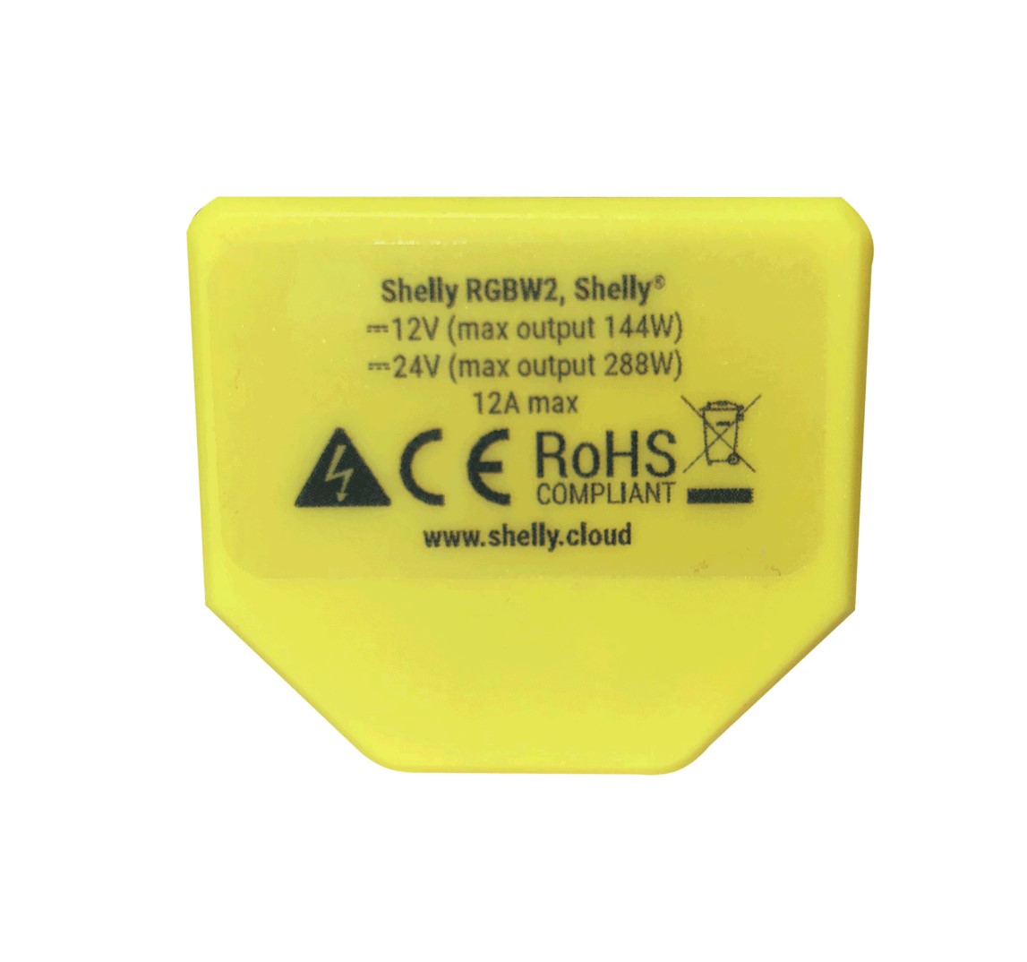 Shelly RGBW2 Wi-Fi LED-kontroller for RGBW - Bilde 4