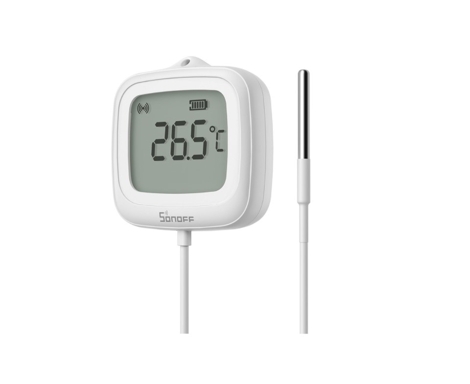 Sonoff ZigBee LCD Temperatur Sensor SNZB-02LD (med probe) - Bilde 2