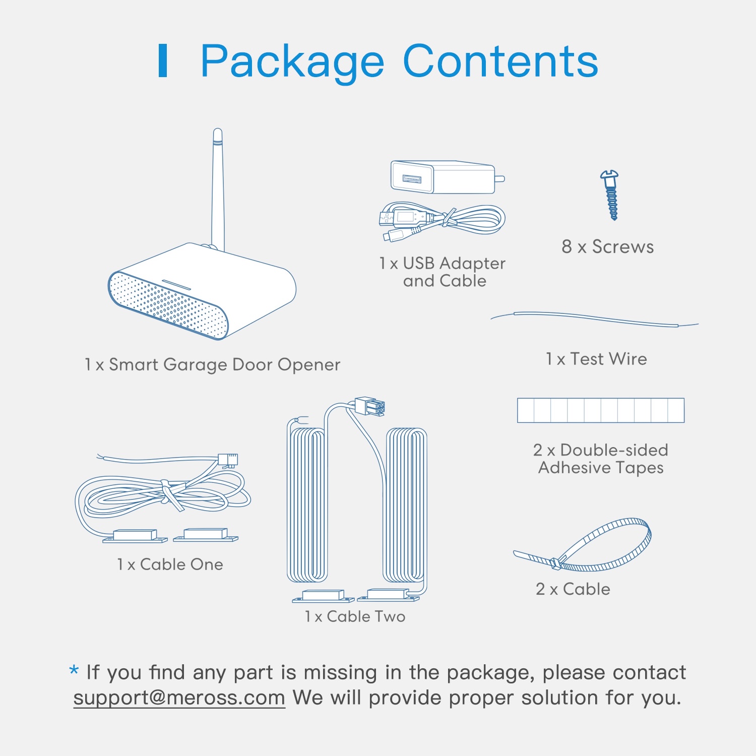 Meross MSG200HK Smart Garasjeportåpner - Bilde 2